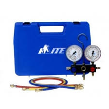 Двухвентильный мембранный манометрический коллектор ITE 2822+G-BC/247 (437313)