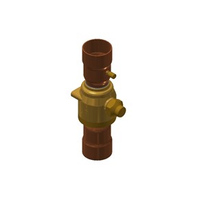 Шаровый вентиль с сервисным клапаном Шредера Danfoss GBС 67s (009L7066)