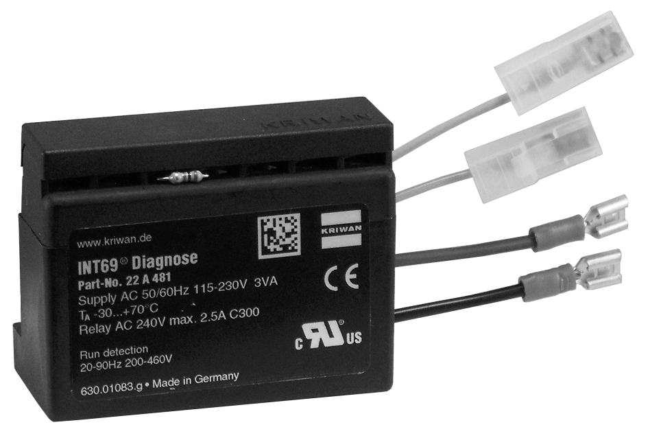 Электронный блок защиты компрессора INT69D Diagnose (T00EC01D-RIC)