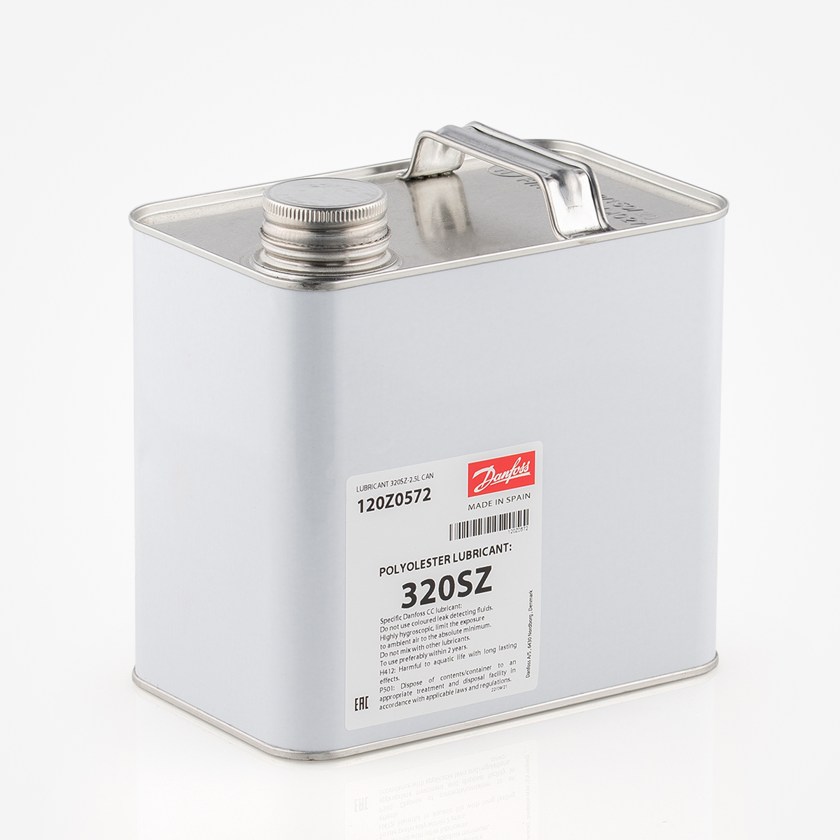 Масло компрессорное Danfoss 320SZ (2,5 л.) 120Z0572
